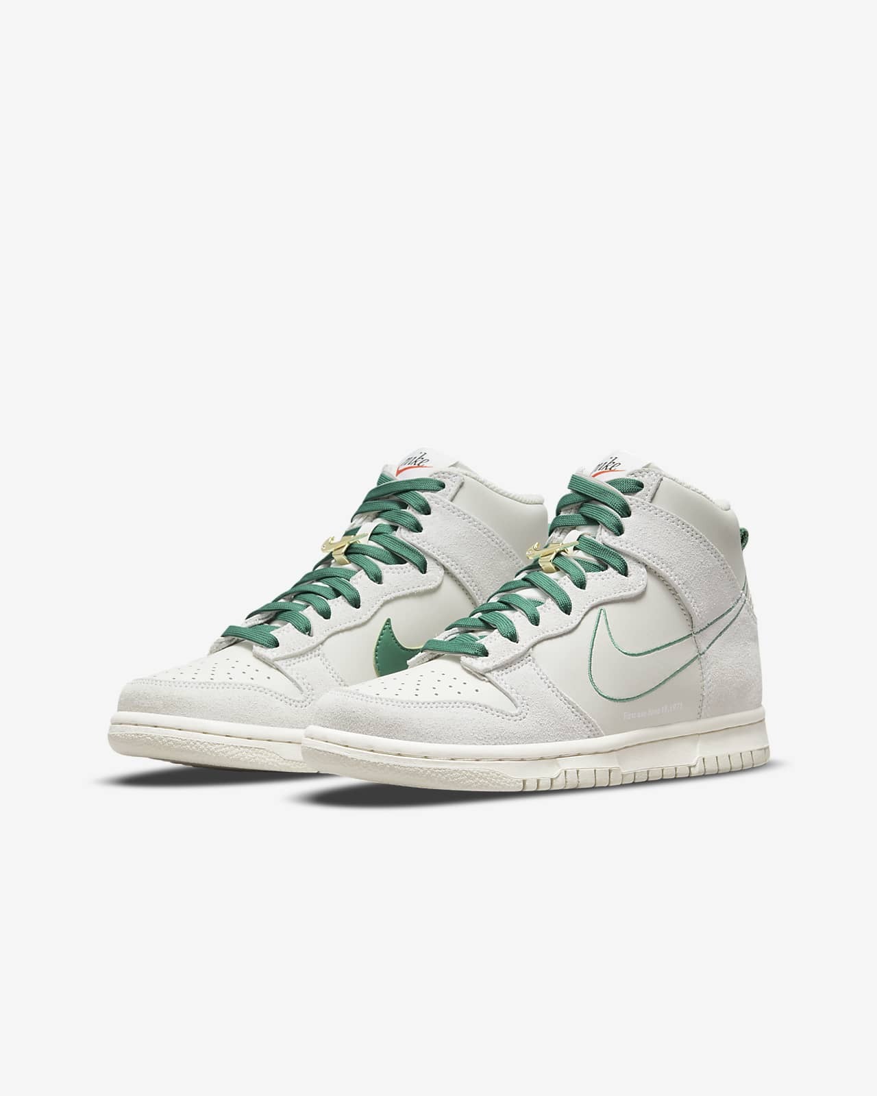 Superge in čevlji Nike Dunk High SE "First Use Pack - Green Noise" GS Siva | DD0733-001, 1