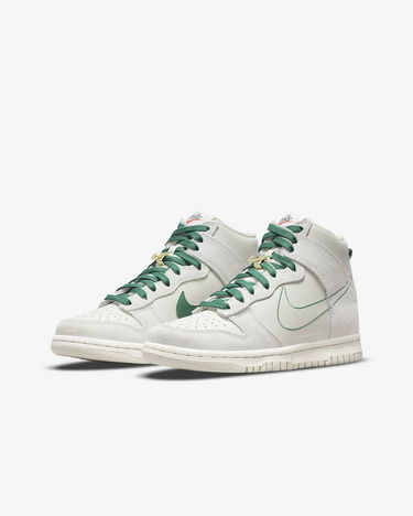 Superge in čevlji Nike Dunk High SE "First Use Pack - Green Noise" GS Siva | DD0733-001, 1