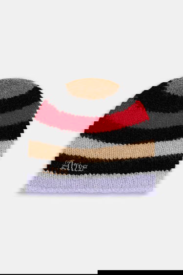 Beanie Aries Aries Brushed Stripe Wool Blend Beanie Večbarvna | AR9003304, 0