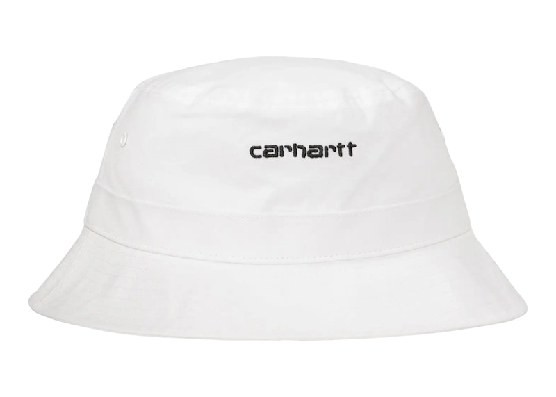 Klobuk Carhartt WIP Script Bucket Hat Bela | I029937_00A_XX