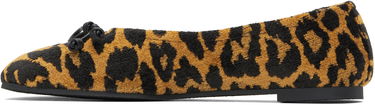 Superge in čevlji Stella McCartney Ryder Leopard Ballerina Flats Rjava | 810518AFACV0, 2