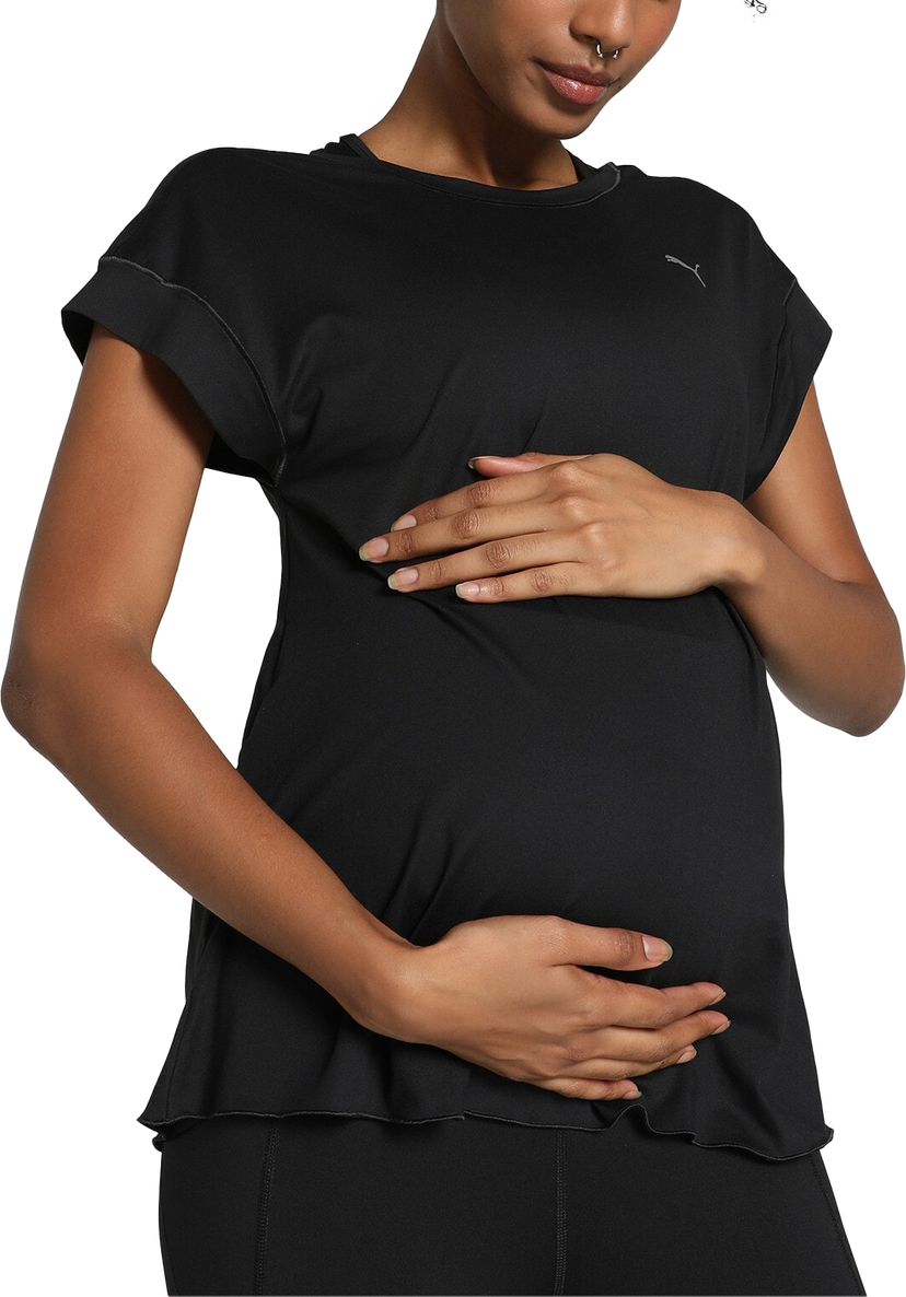 Majica Puma MATERNITY STUDIO OVERSIZED TEE Črna | 524857-01