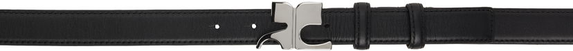 Pasovi Courrèges Courrèges AC Leather Belt Črna | 125ACE020CR0065