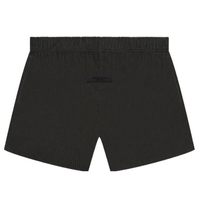 Kratke hlače Fear of God Fear of God Essentials SS23 Dock Shorts Črna | FOG-SS23-062