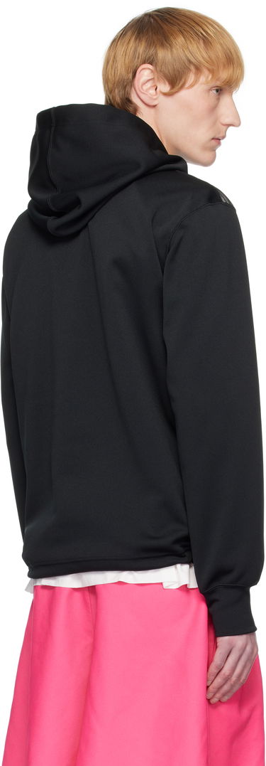 Pulover Comme des Garçons Homme Plus Smooth Thick & Tulle Hoodie Črna | PO-T030-051, 2