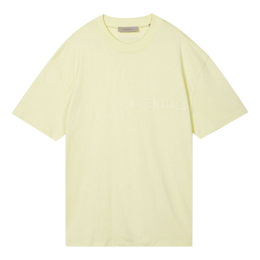 Majica Fear of God Essentials Short Sleeve T-Shirt Rumena | FOG-FW22-373