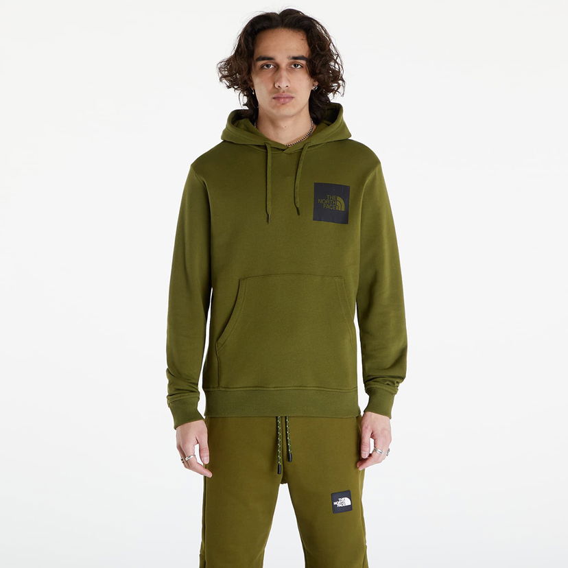 Pulover The North Face Fine Hoodie Forest Olive Zelena | NF0A5ICXPIB1