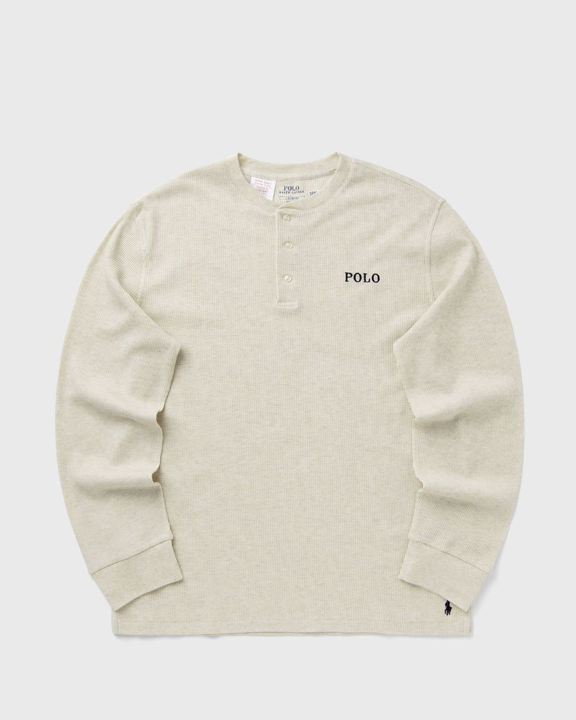 Majica Polo by Ralph Lauren Polo Ralph Lauren Long Sleeve Henley Sleep Top Bež | 714950609005