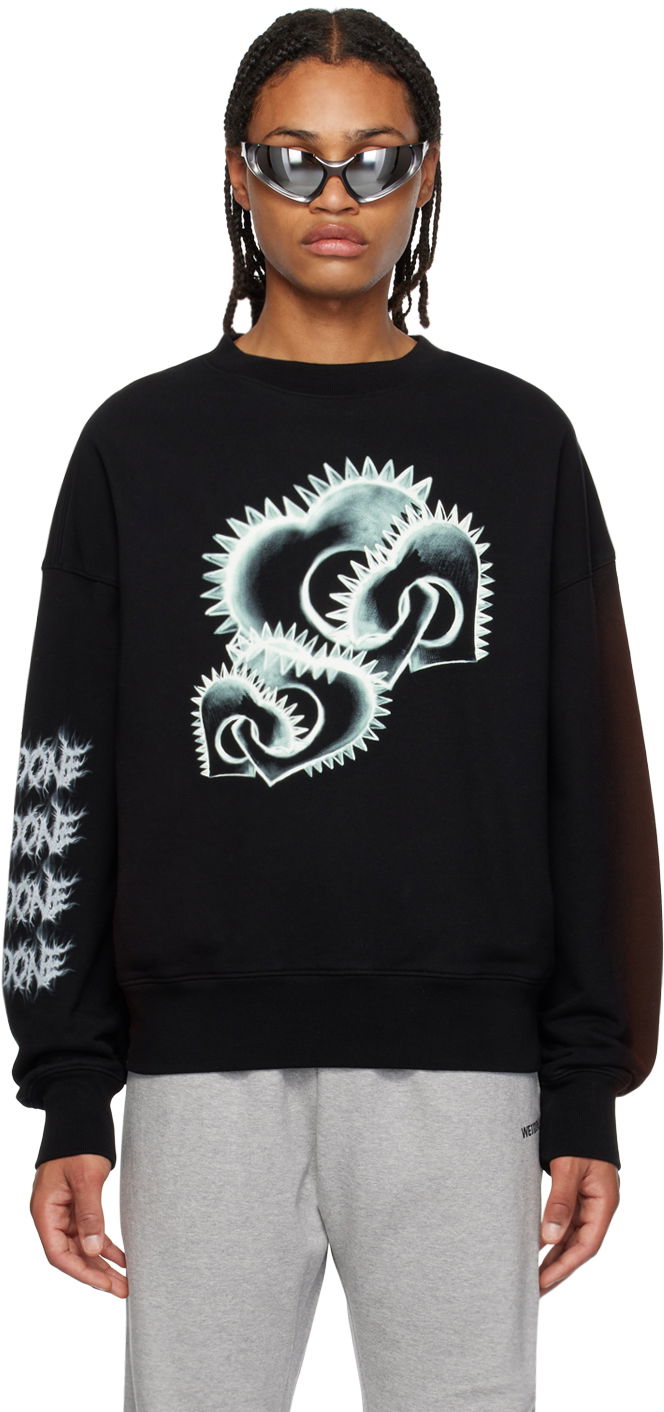 Pulover We11done We11done Crewneck Sweatshirt Črna | WD-TS3-23-710-U-BK, 0