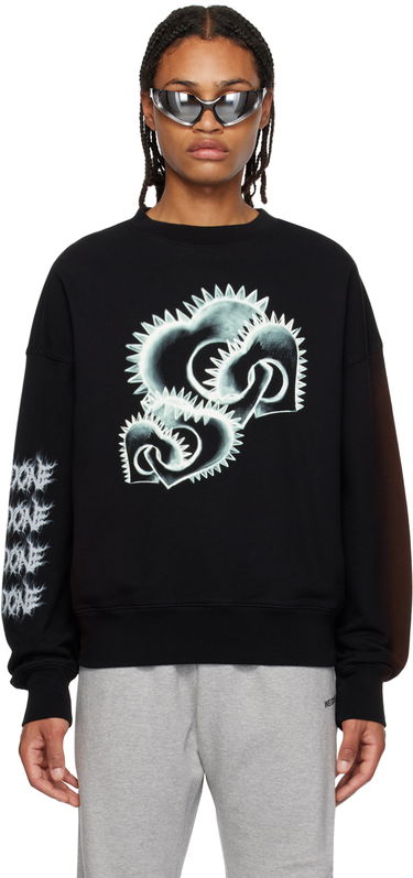 Pulover We11done We11done Crewneck Sweatshirt Črna | WD-TS3-23-710-U-BK, 0