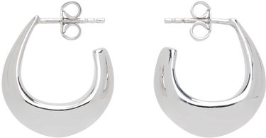 Uhani LEMAIRE LEMAIRE Curved Mini Drop Earrings Kovinski | AC278 LO0042, 0