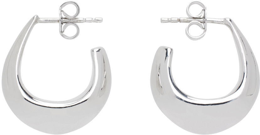 Uhani LEMAIRE LEMAIRE Curved Mini Drop Earrings Kovinski | AC278 LO0042