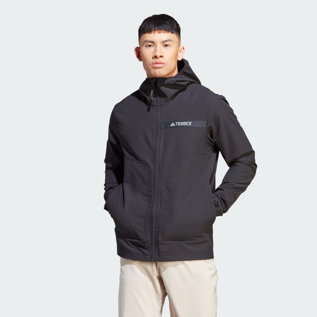 Jakna adidas Performance TERREX Multi Soft Shell Črna | HZ4425, 1