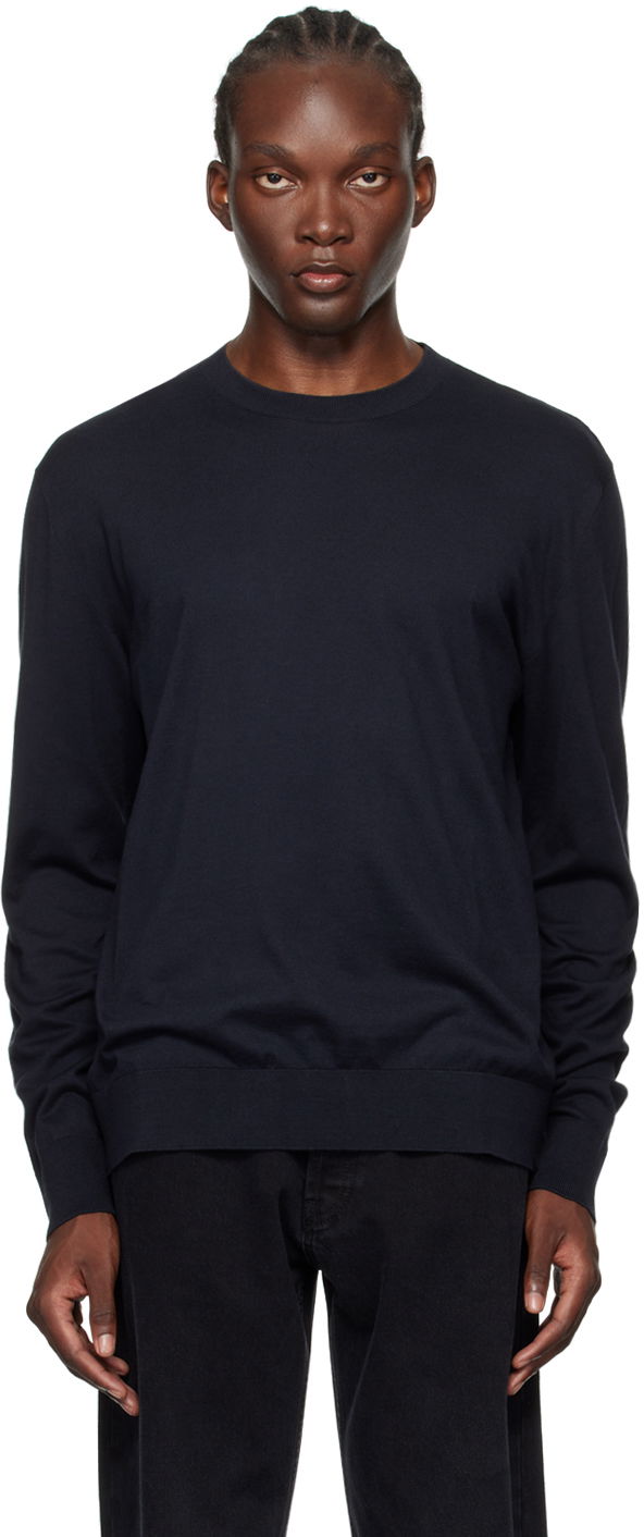 Pleteni pulover The Row Crewneck Pullover Črna | 653-Y748