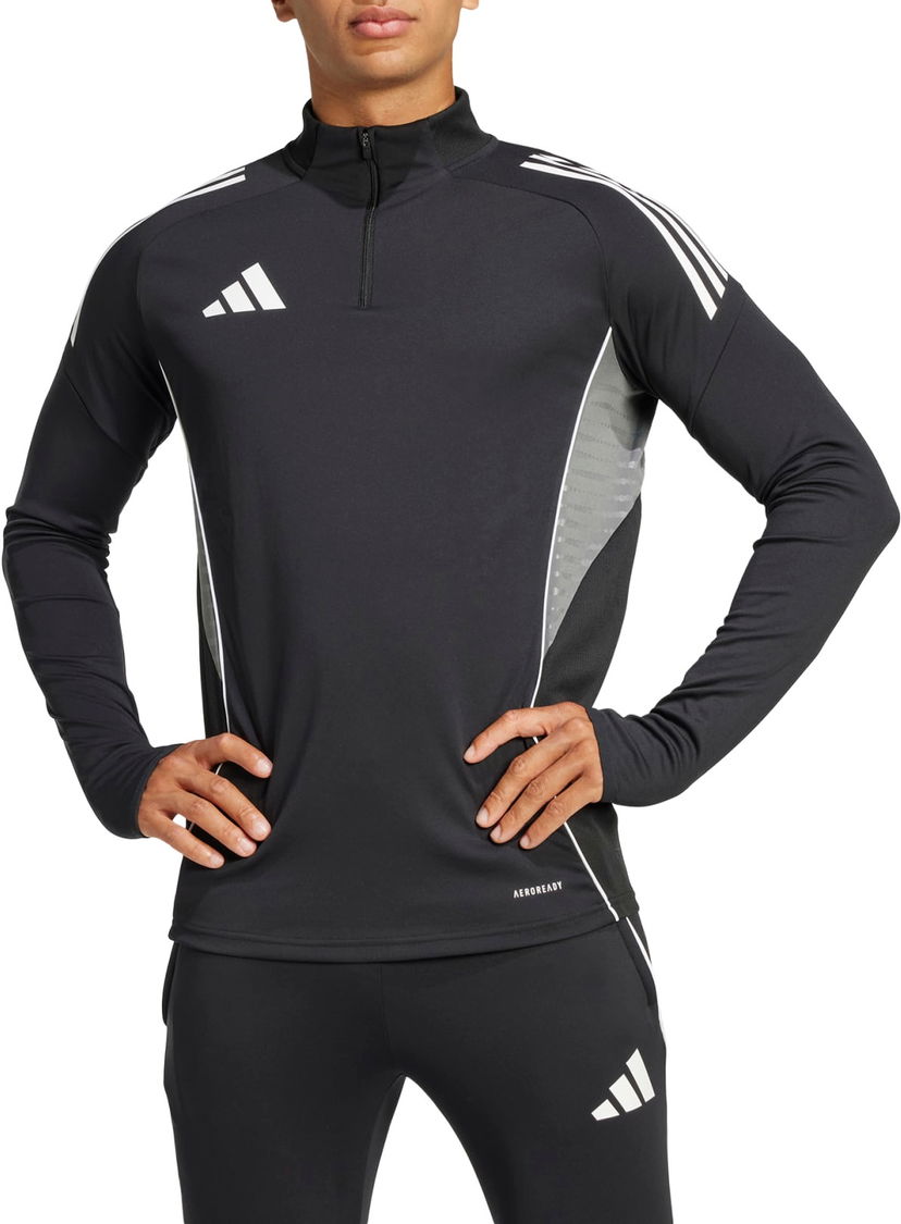 Pleteni pulover adidas Originals Adidas TIRO25C TR Long Sleeve Training Top Črna | jj1515