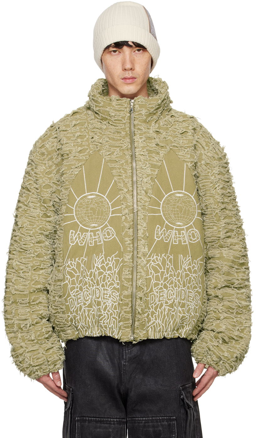 Bomber jakna Who Decides War Who Decides War Husk Jacket Zelena | 1130970022FW24