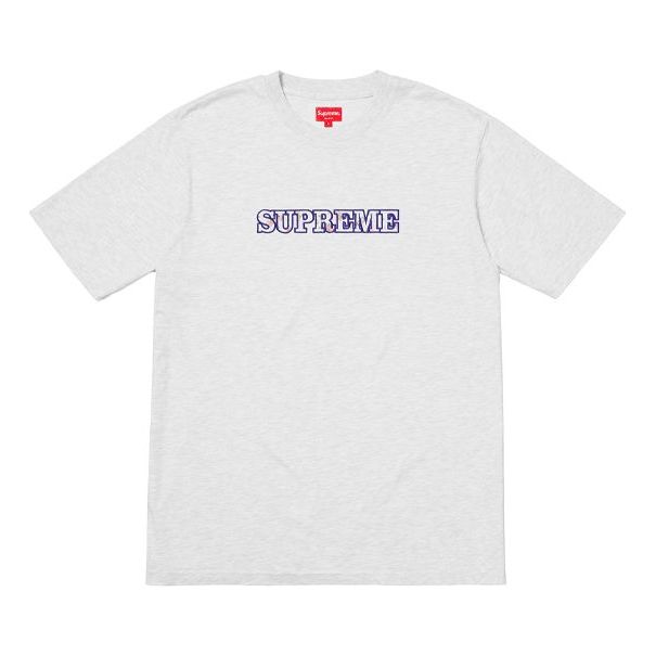 Majica Supreme Floral Logo T-Shirt Siva | SUP-FW18-316