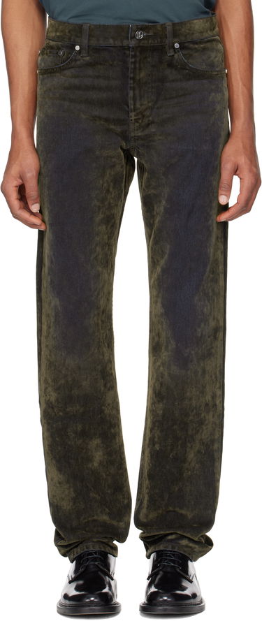 Kavbojke Helmut Lang Helmut Lang Flocked Jeans Zelena | O09DM202, 0