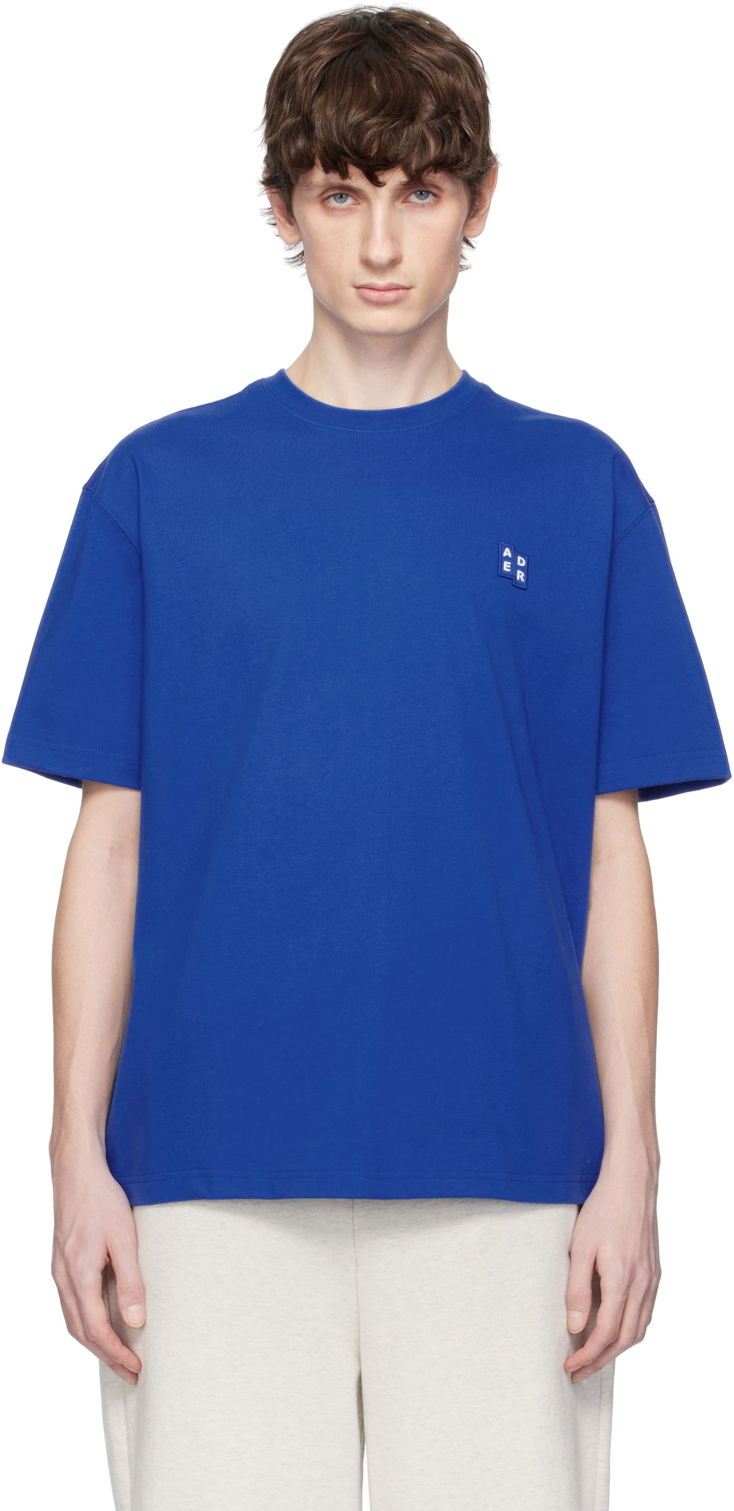 Majica ADER ERROR ADER error Sig; TRS Tag 01 T-Shirt Modra | BO42FYTS0101BL, 0