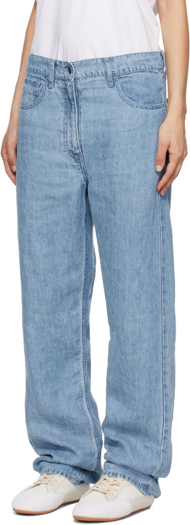 Kavbojke The Row The Row Tarley Wide Leg Jeans Modra | 8766-W3654, 3
