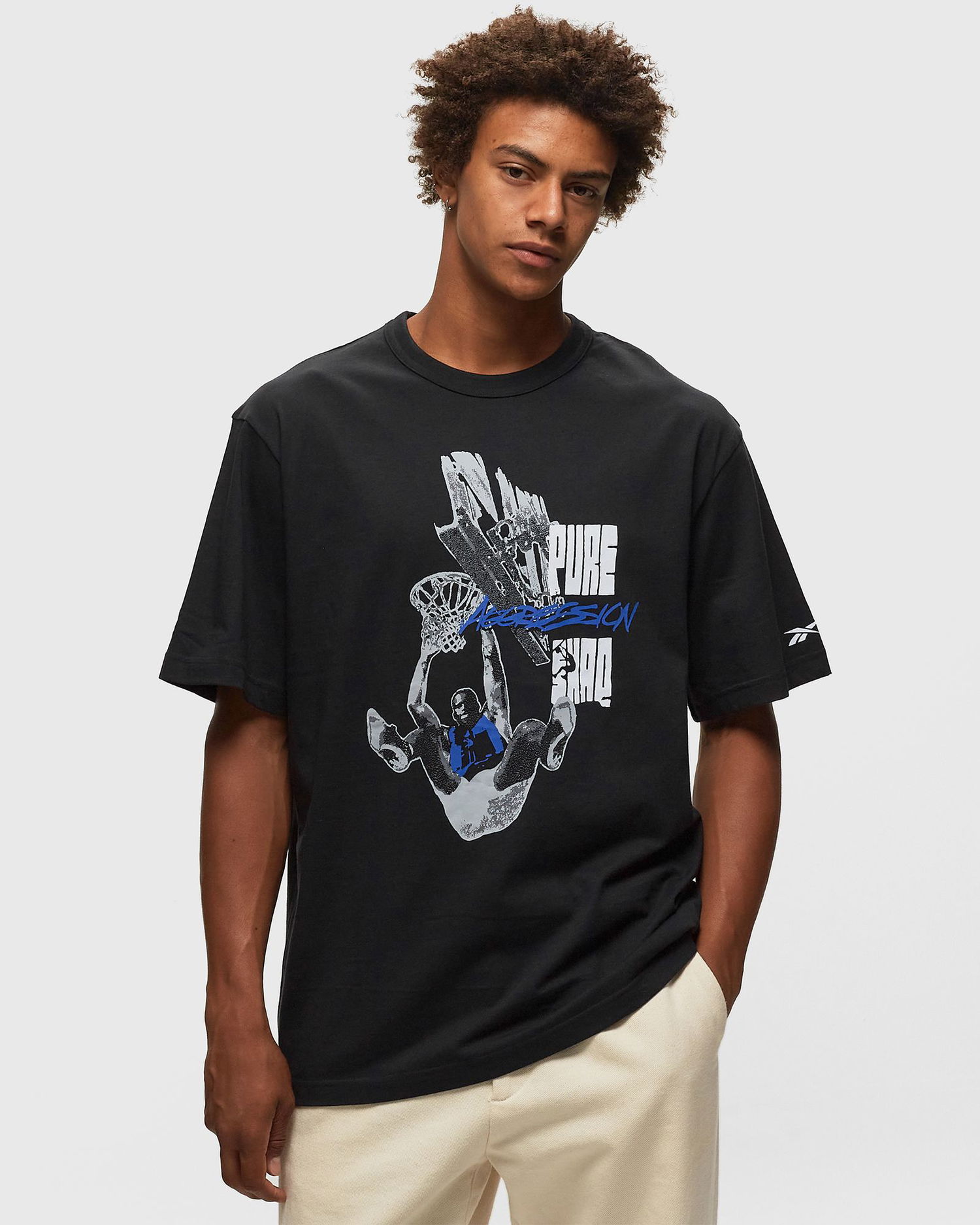 Majica Reebok BB SHAQ GRAPHIC TEE Črna | 100068511, 1