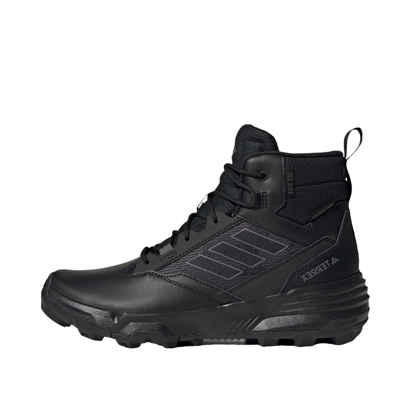 Outdoor adidas Performance Terrex Unity Leather Mid Rain.RDY Core Black Grey Črna | IF4977