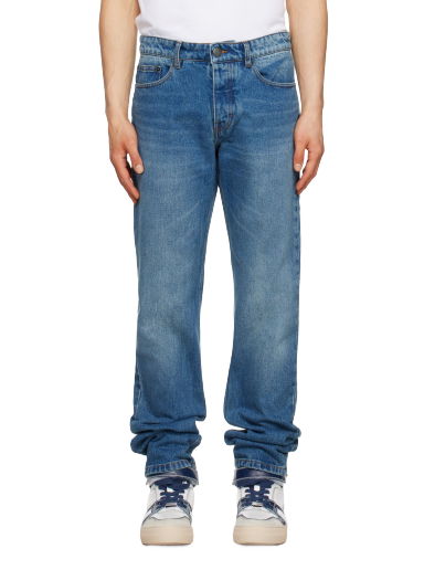 Kavbojke AMI Classic Fit Jeans Mornarica | HTR001.DE0001
