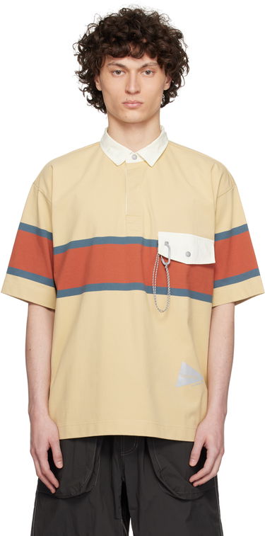 Polo majica and wander and wander x Gramicci Tech Rugby Polo Rumena | GUJ5-S3010, 0