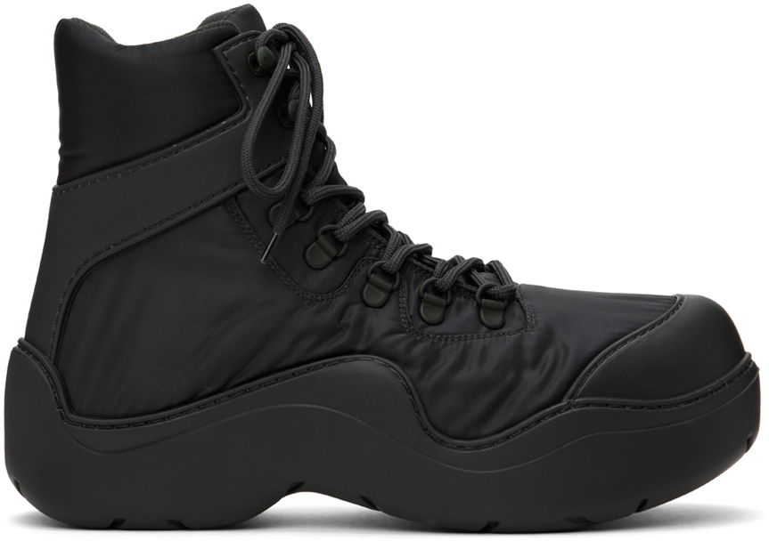 Superge in čevlji Bottega Veneta Puddle Bomber Boots "Black" Črna | 667064 VBSD7, 0