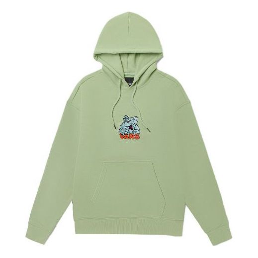 Pulover Vans Vans Cartoon Pattern Loose Fit Hoodie Zelena | VN0A5H9CYSJ
