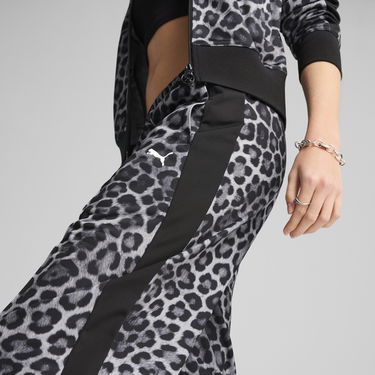 Trenirka Puma T7 Leo Luxe All-Over Print Straight-Leg Pants Siva | 632343_01, 4