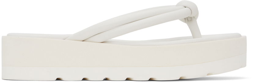 Superge in čevlji Gianvito Rossi Rossi Marlie Platform Thong Sandals Bela | G15180.05GOM.NAP