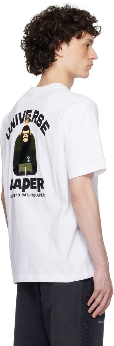 Majica AAPE by A Bathing Ape AAPE by A Bathing Ape 'AAPER' Basic T-Shirt Bela | AAPTEM1675XXNWHX, 2