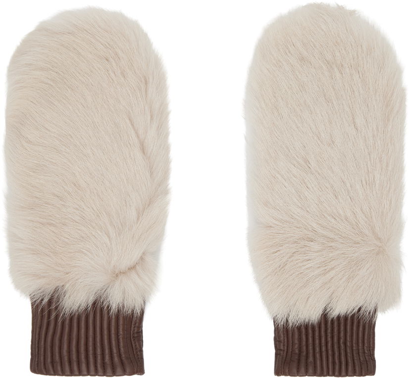 Rokavice Tiger of Sweden Leather Gloves Bež | T69543018