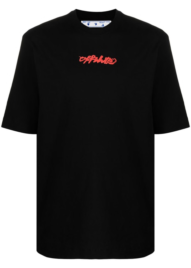 Majica Off-White Arrows On Canvas T-Shirt Black Črna | OMAA119F21JER0151084