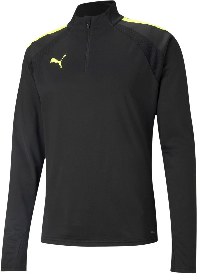 Pulover Puma Teamliga 1/4 Zip Long Sleeve Top Črna | 657236-040