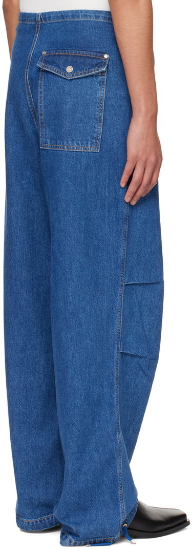 Kavbojke Dion Lee Relaxed Fit Drawstring Jeans Modra | C2174PS24, 2