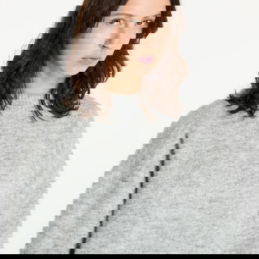 Pleteni pulover CALVIN KLEIN Textured Loose Sweater Gray Siva | J20J224636 P41, 4