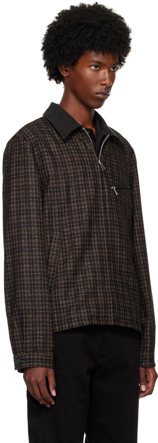 Jakna Paul Smith PS Paul Smith Check Zip Jacket Rjava | M2R-022Z-N22095-79, 1