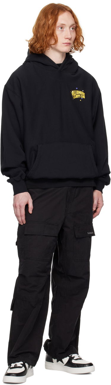 Pulover BILLIONAIRE BOYS CLUB Billionaire Boys Club Oversized Arch Logo Popover Hoodie Črna | B24449, 3