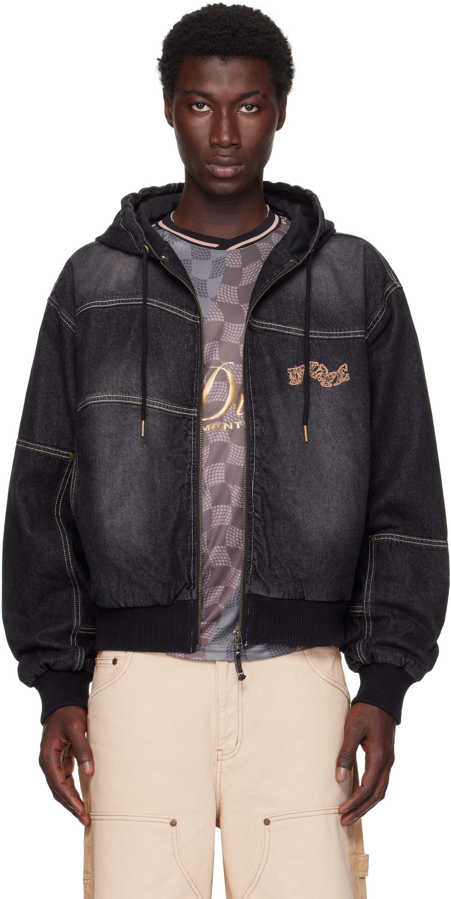 Jakna Dime Dime Hooded Utility Jacket Črna | DIMESU251BLK, 0