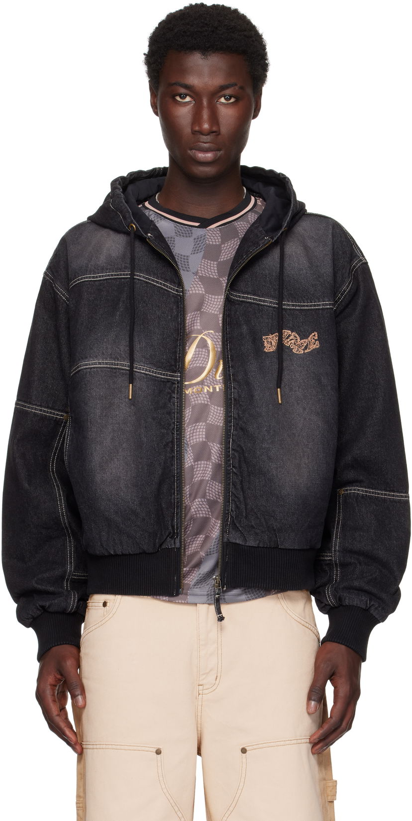 Jakna Dime Dime Hooded Utility Jacket Črna | DIMESU251BLK