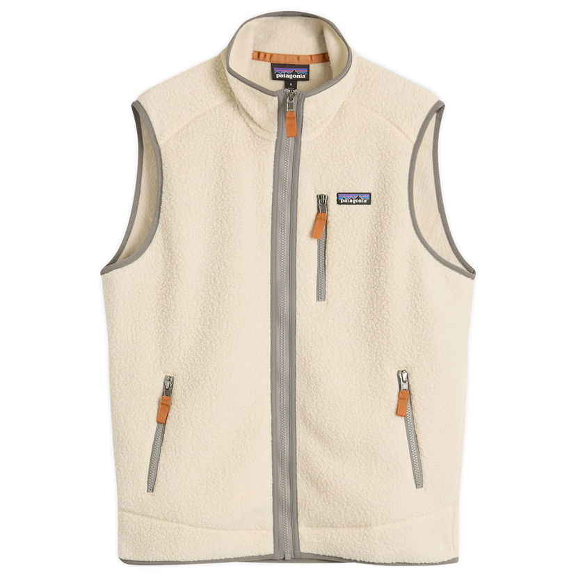 Telovnik Patagonia Retro Pile Fleece Vest Bela | 22821-PLCN