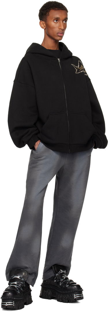Pulover We11done We11done Meteor Zip Hoodie Črna | WD-TJ3-24-864-U-BK, 3
