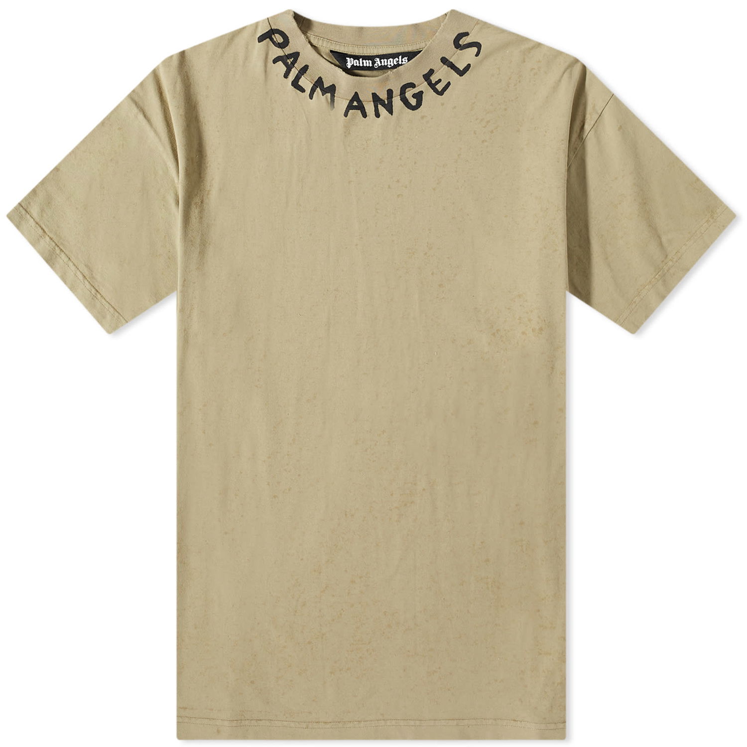 Majica Palm Angels Neck Logo Tee Bež | PMAA072S23JER0115610, 0