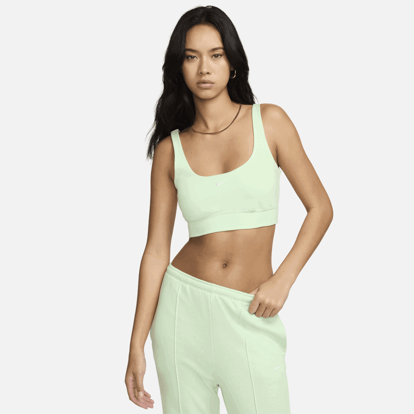 Majica brez rokavov Nike Sportswear Chill Terry Zelena | FN2832-376