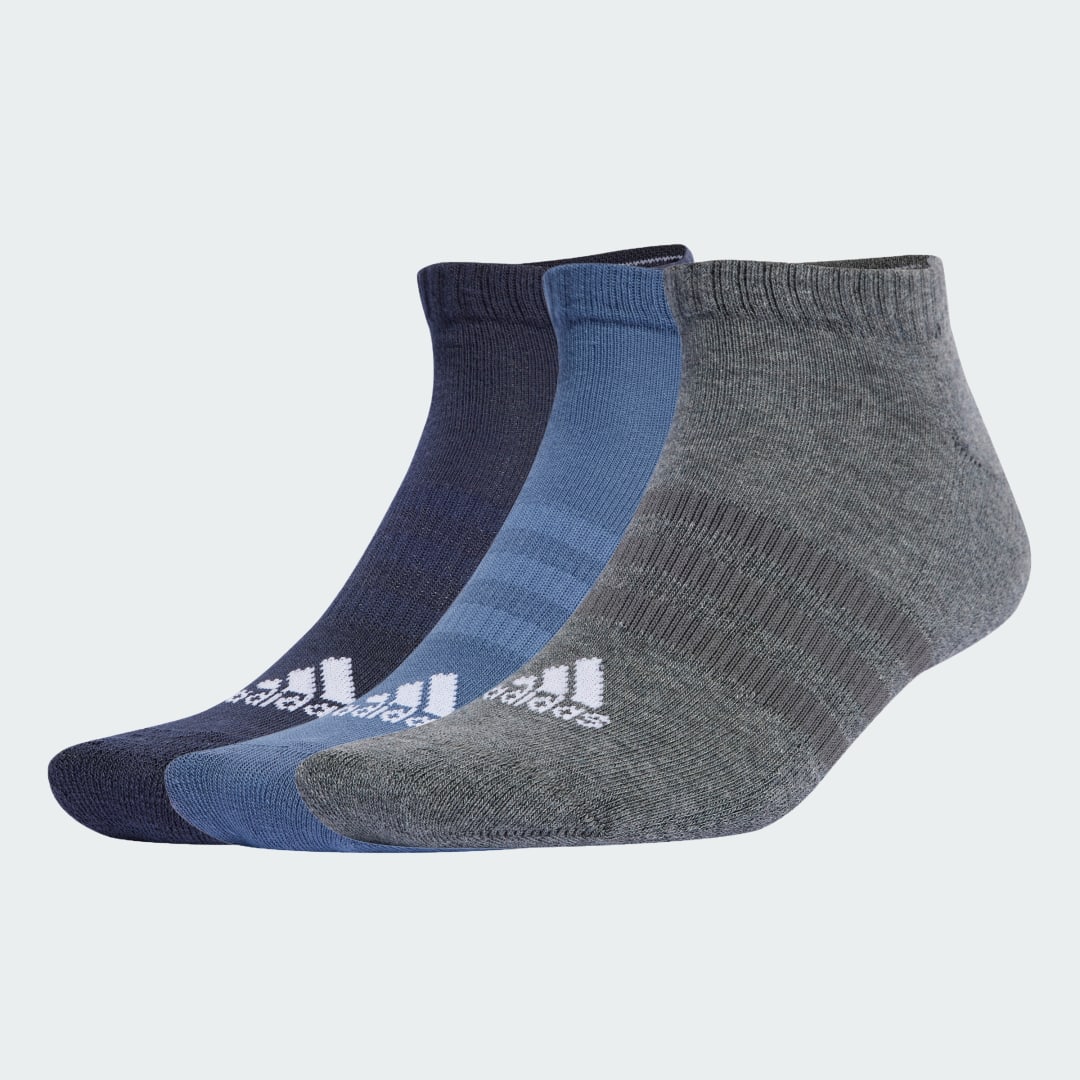 Nogavice adidas Performance Cushioned Low-Cut Socks (3 Pairs) Modra | IP0398, 0