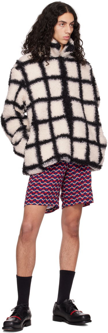 Kratke hlače Anna Sui Exclusive Print Shorts Rdeča | M1023C40, 3