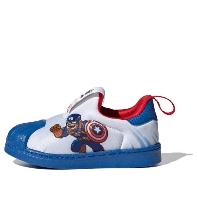 Superge in čevlji adidas Originals Marvel x Superstar 360 'Captain America' Bela | FX4882