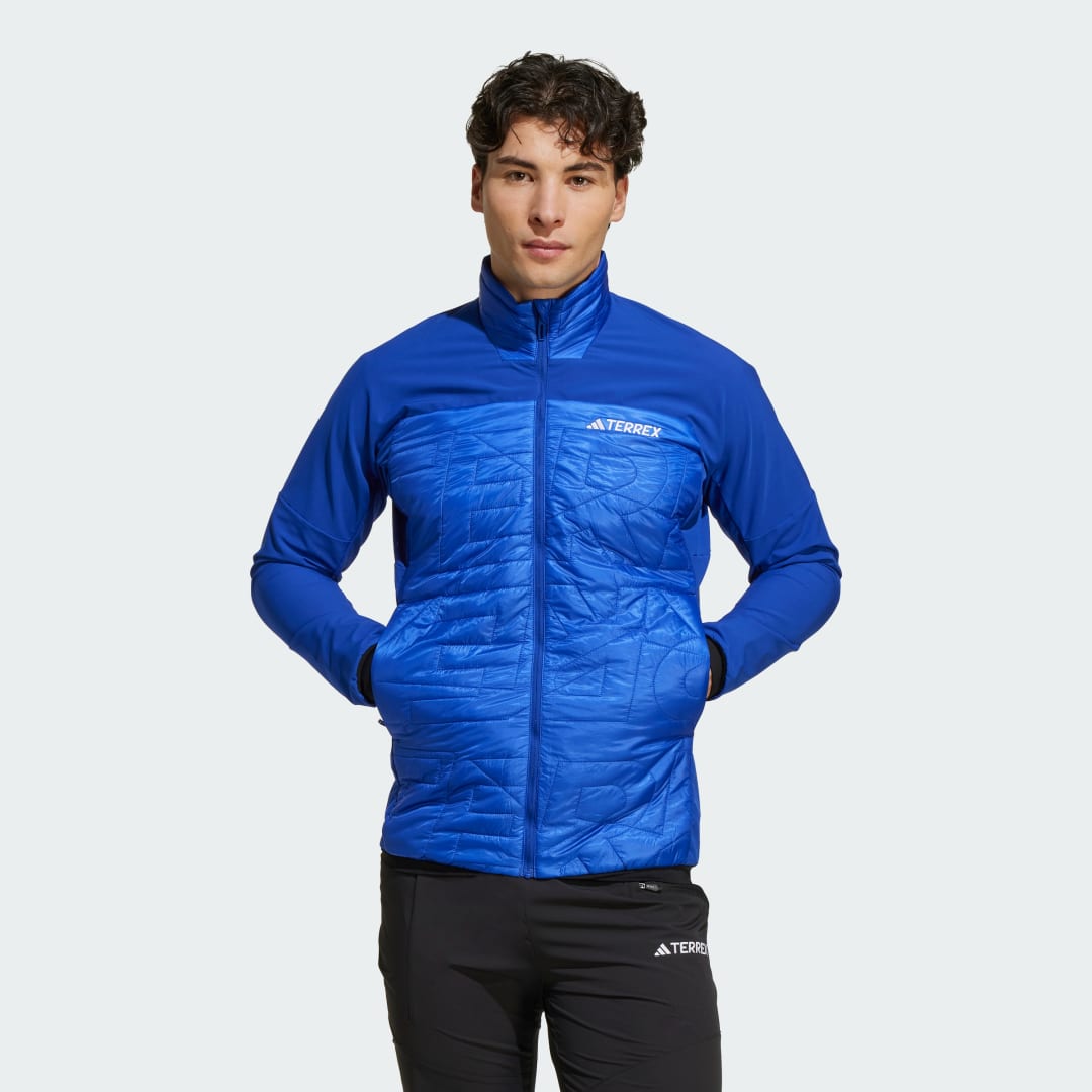 Puhovka adidas Performance Terrex Xperior Varilite Hybrid PrimaLoft Jacket Modra | JD8391, 0